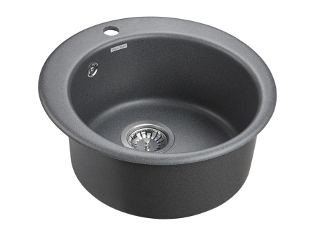 Кухонная мойка Paulmark GELEGEN 50 PM404800-DG 50х50 цвет серый